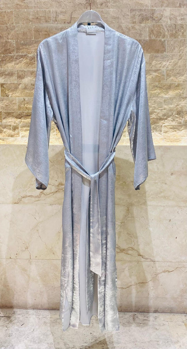 53-3387 كيمونو ماكسي ميتاليك كبير الحجم