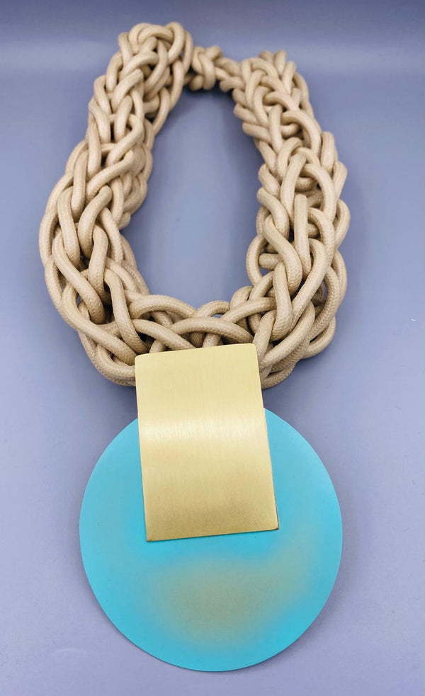 Disc Paint Necklace - 303162