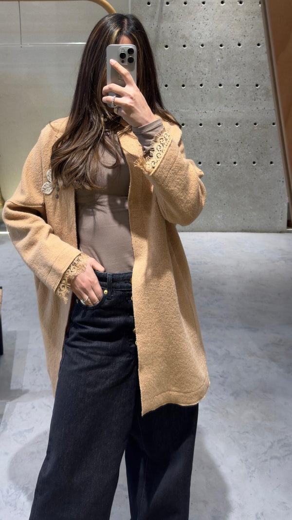 Wool Long Coat - EA-24W525