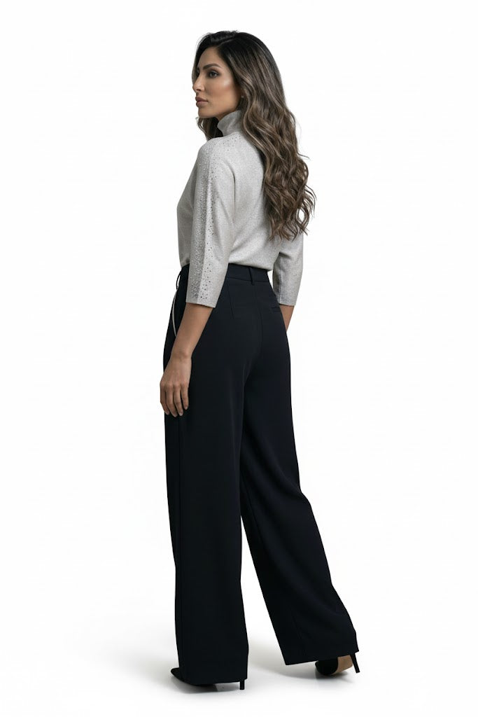 MJ267535 Tailored Crepe Pants - Brown Loft