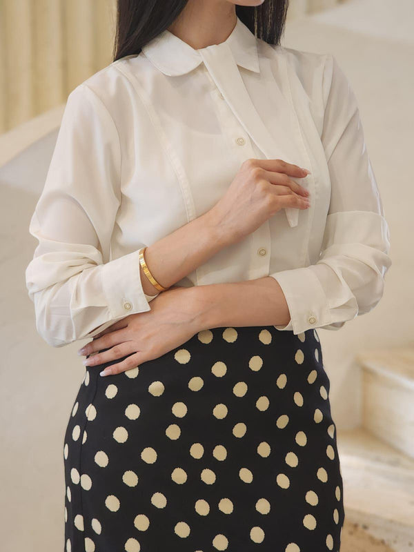 Buttoned Collared Slim Fit Cut Shirt - COB0B4009