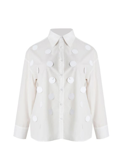 Shirt with Circular Embellishments 0004.3511