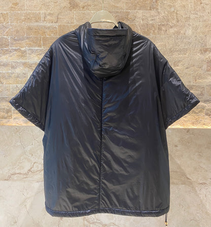 0004.4513 Relaxed Fit Hooded Puffer Jacket - Brown Loft
