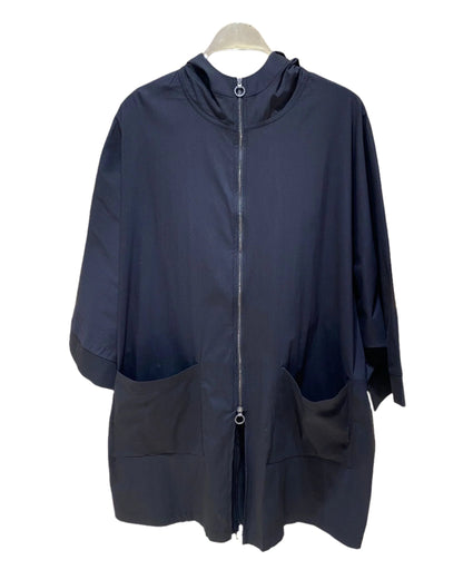 24Y235211 Zippered Oversized Hoodie Jacket