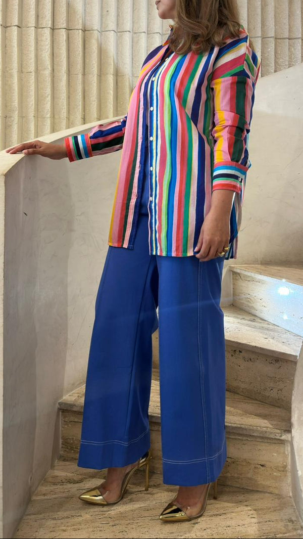 33269 Multicolored Stripe Shirt