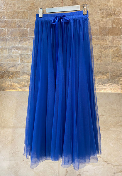 CK08077 Long Tulle Skirt