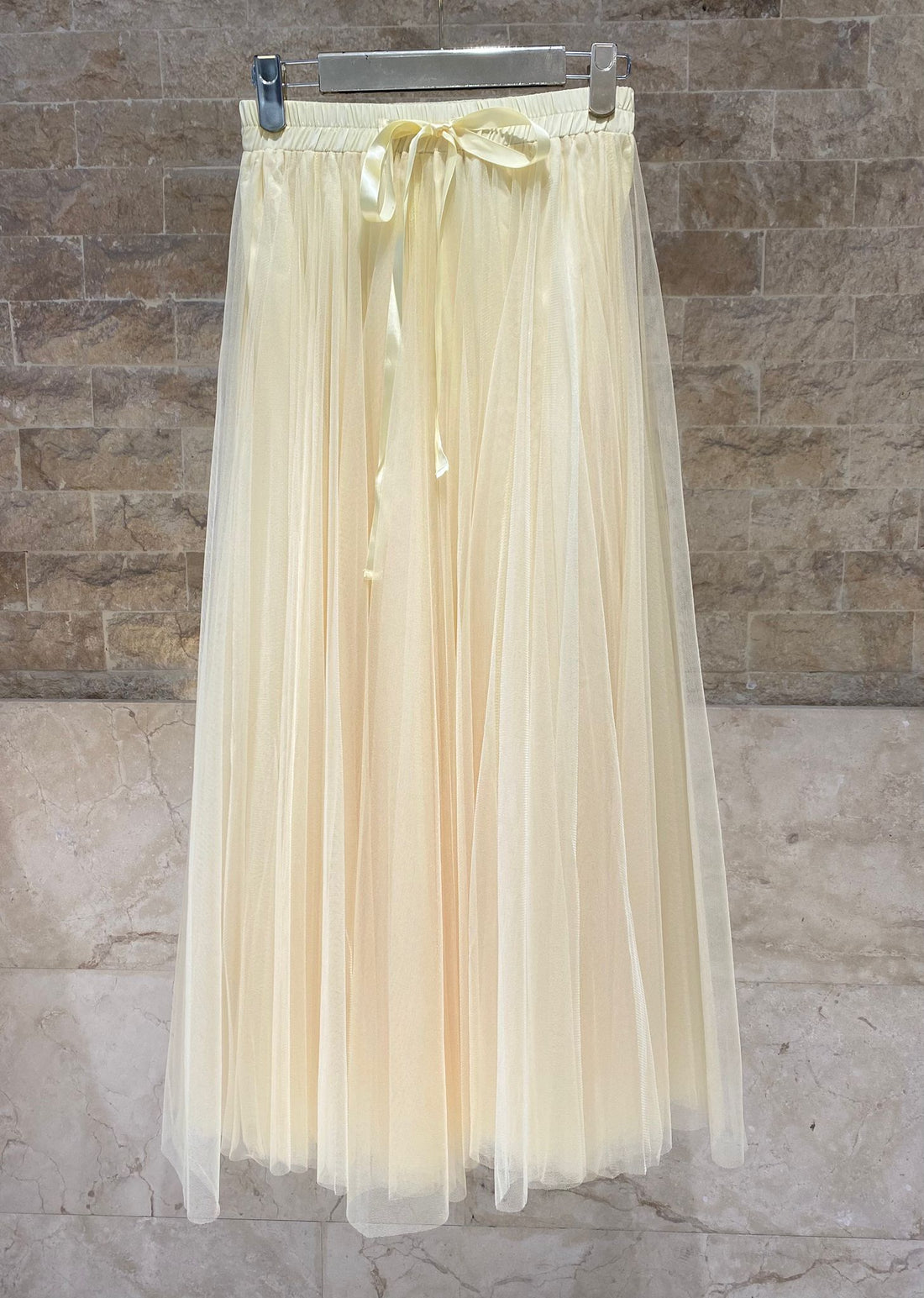08077 Long Tulle Skirt