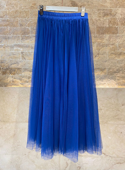CK08077 Long Tulle Skirt