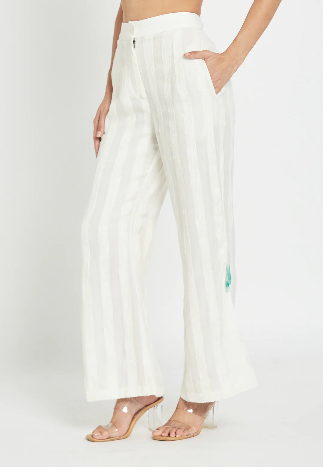 Sea  Muse Wide Leg Cotton Pants بنطال قطني واسع الساق