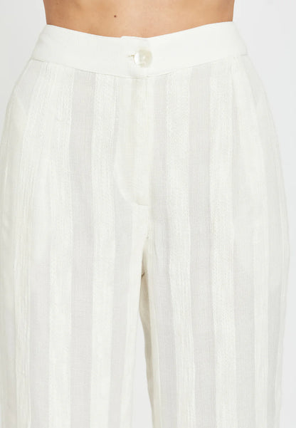 Sea  Muse Wide Leg Cotton Pants بنطال قطني واسع الساق