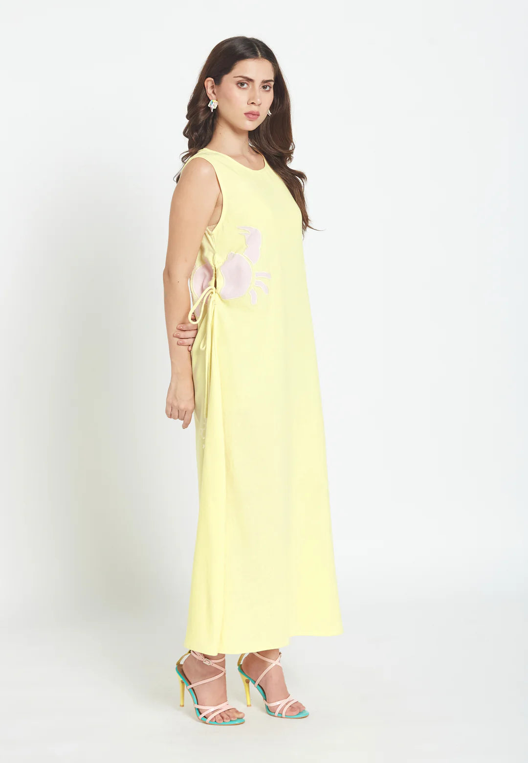 Solara Sleeveless Cotton Dress فستان قطن بدون أكمام