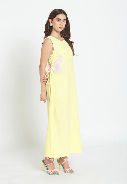 Solara Sleeveless Cotton Dress فستان قطن بدون أكمام