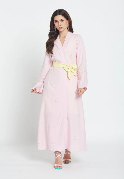 Stella Maxi Belted Kimono Robe رداء كيمونو طويل بحزام