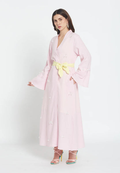 Stella Maxi Belted Kimono Robe رداء كيمونو طويل بحزام