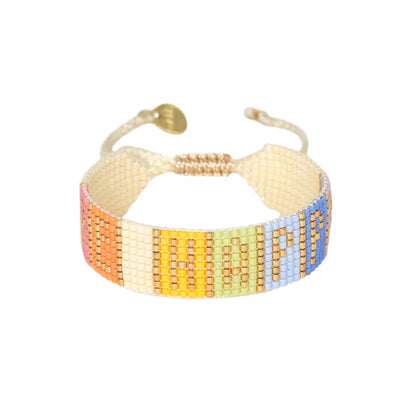 Be Happy B-11738 سوار من خرز الخيوط المضفرة - Brown Loft