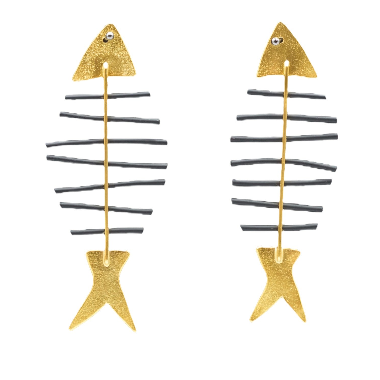 Fish Bone Earrings - 1310