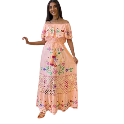 Venezia Off Shoulder Dress فستان فينيسيا مكشوف الأكتاف