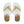 White Mosaic Slippers