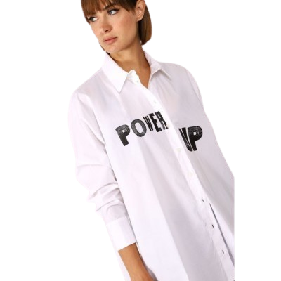 Power Up  Oversized Shirts قمصان كبيرة الحجم