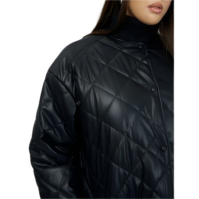 8004.4003 (Snap Buttoned Quilted Oversized Jacket)