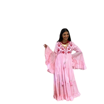 Embroidered Dress AWD-2020/204