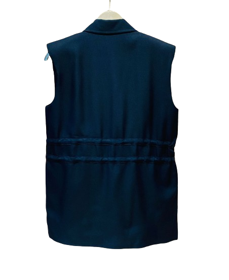 JPE24GI199 Single Breasted Sleeveless Jackets سترات بلا أكمام بصدر واحد