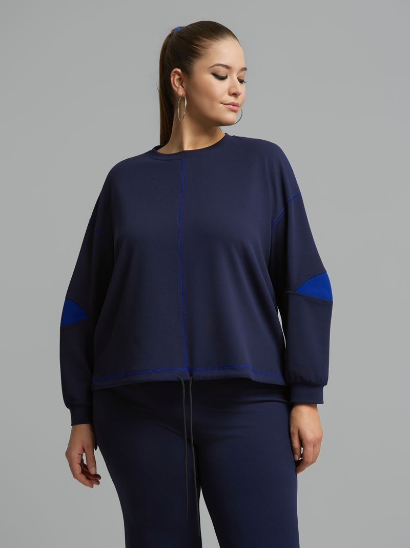 Relaxed Sweatshirt &amp; Flared Pants Set 8601.1026/2044