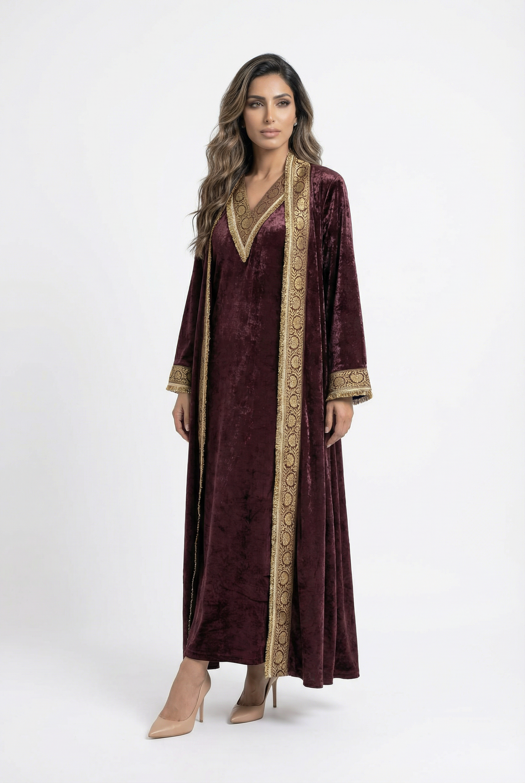 Velvet Bish Set - Brown Loft