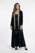 Velvet Pearl Set Dress and Cardigan - Brown Loft