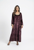Velvet Pearl Kaftan - Brown Loft