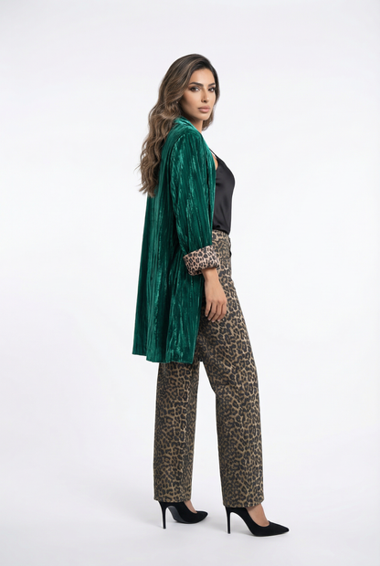 2352328 Velvet Jacket - Brown Loft