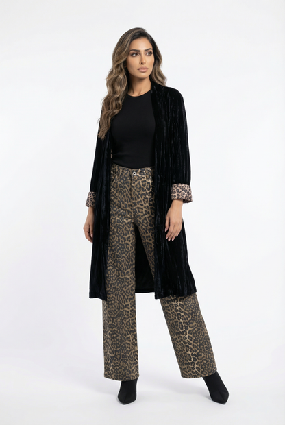 2352328 Velvet Jacket - Brown Loft