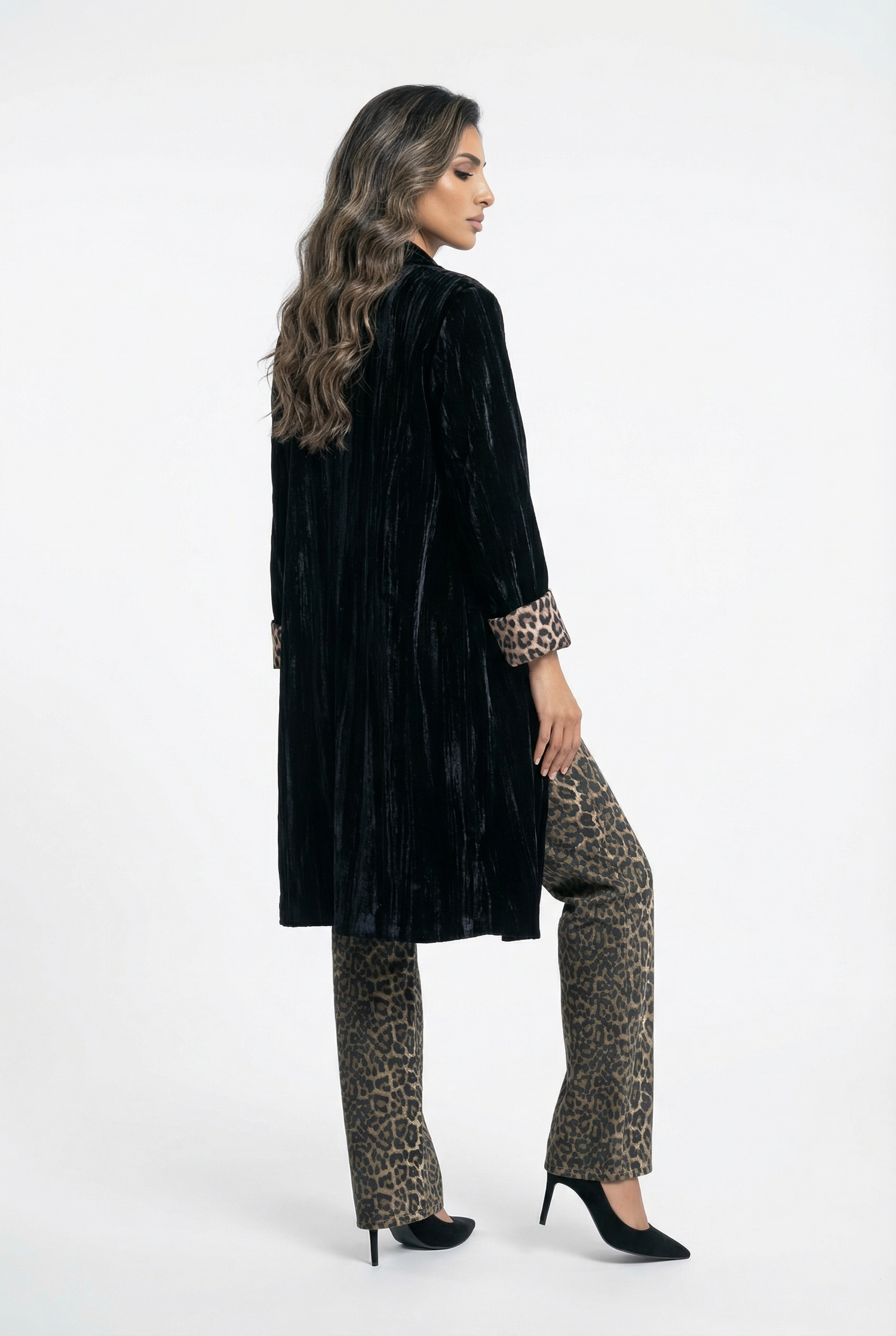 2352328 Velvet Jacket - Brown Loft
