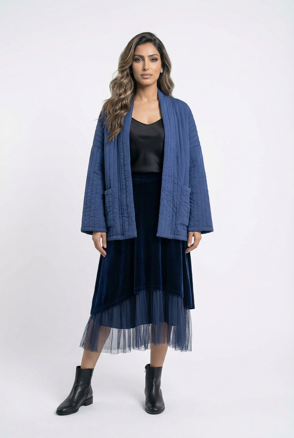 KD7280-6  Quilted Jacket سترة مبطنة