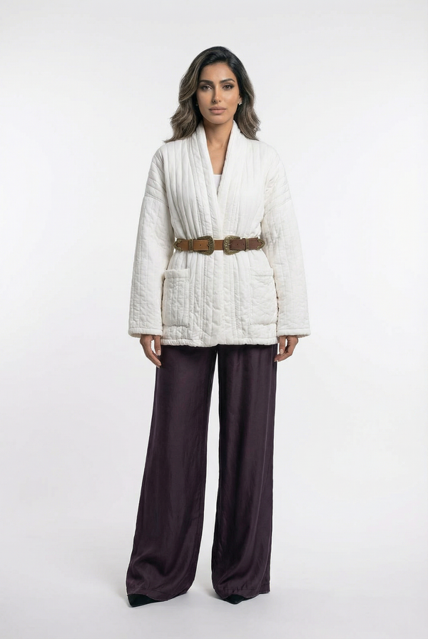 KD7280-6  Quilted Jacket سترة مبطنة