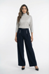 MJ267535 Tailored Crepe Pants - Brown Loft