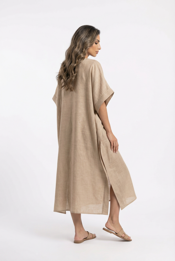 8301.7156 Oversized Ramie Kaftan قفطان رامي كبير الحجم