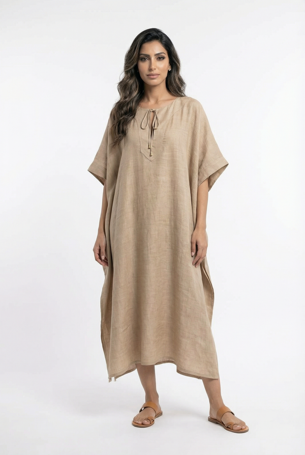 8301.7156 Oversized Ramie Kaftan قفطان رامي كبير الحجم