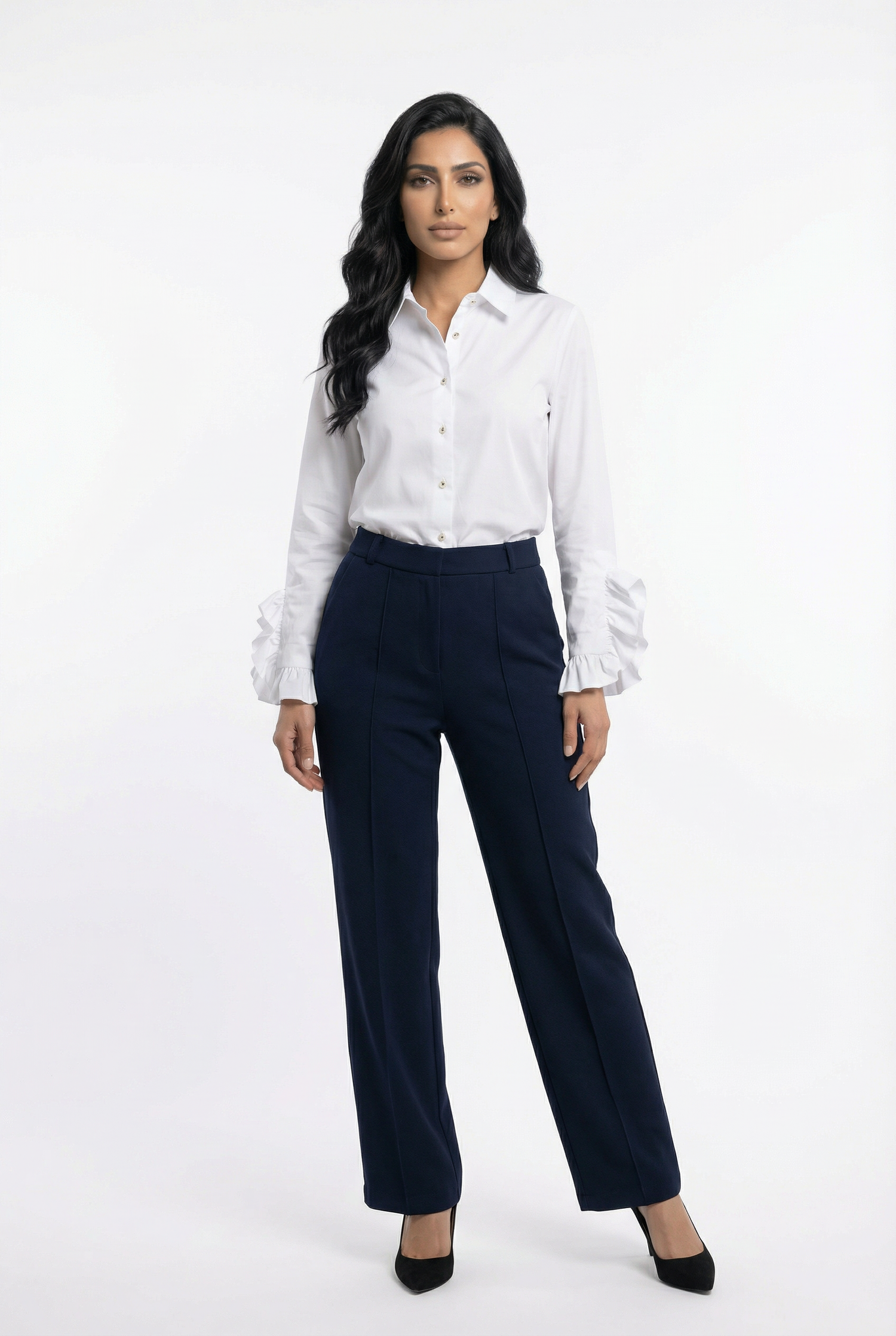 33087 Mid Rise Waist Straight Leg Pants - Brown Loft