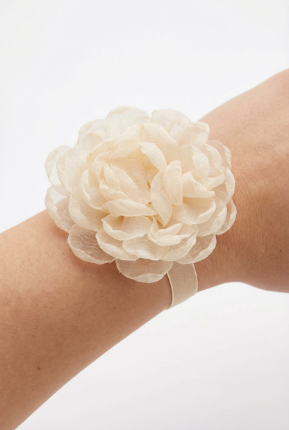 Flower Necklace/Bracelet - 43-9515 - Brown Loft