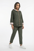 HM7630 Zip-Up Hoodie Raincoat Jacket - Brown Loft