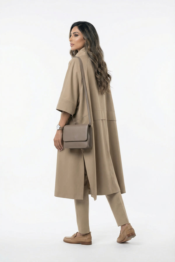 V26019 Oversized Cape Coat معطف الرأس المتضخم