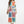 33656 Patchwork Print Long Dress فستان طويل مطبوع بنقشة مرقعة