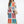 33656 Patchwork Print Long Dress فستان طويل مطبوع بنقشة مرقعة