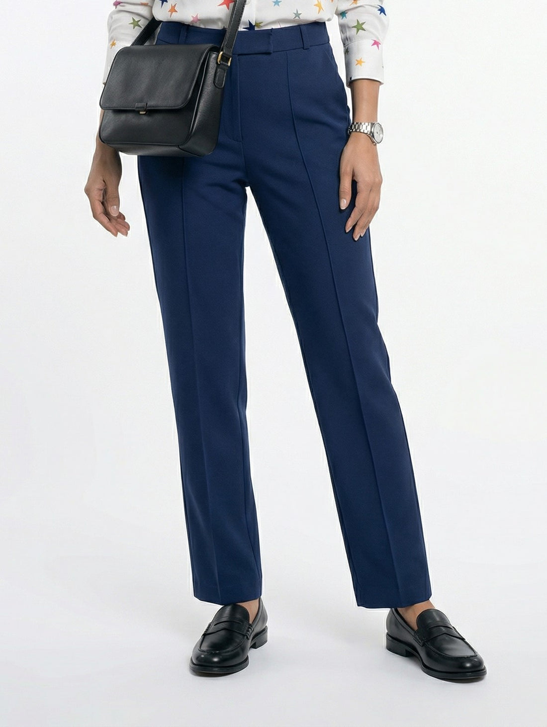 33285 Straight Leg Pants - Brown Loft