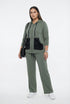 255981500 Zippered Hoodie Set - Brown Loft