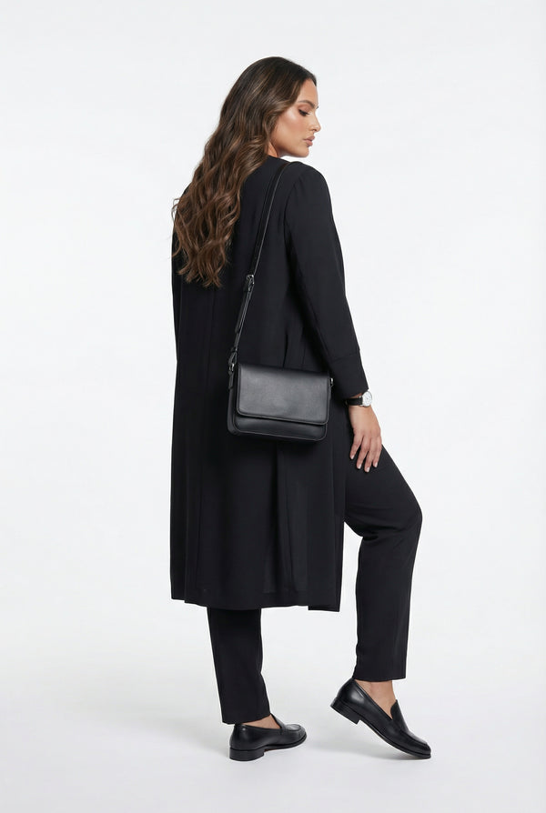 256099999 Open Front Long Cardigan كارديجان طويل مفتوح من الأمام