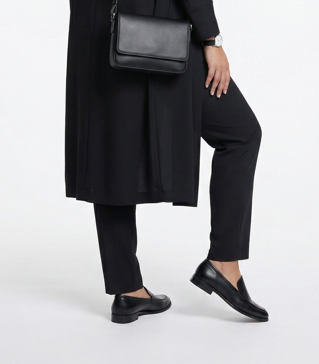256089999 Oversized Straight Leg Pants - Brown Loft