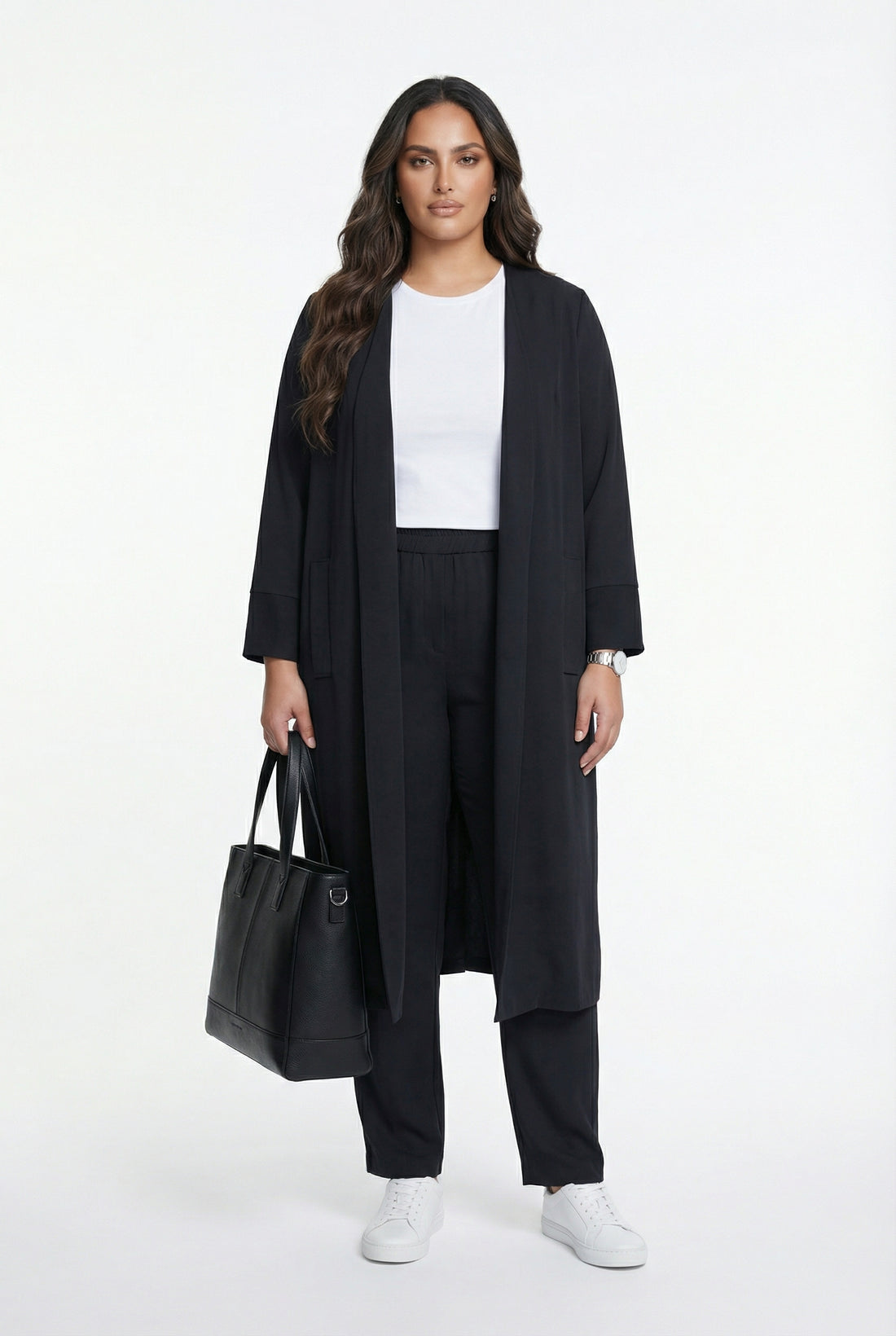 256089999 Oversized Straight Leg Pants - Brown Loft