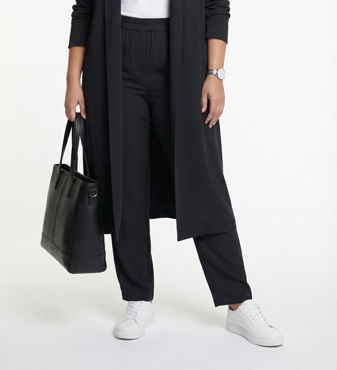 256089999 Oversized Straight Leg Pants - Brown Loft